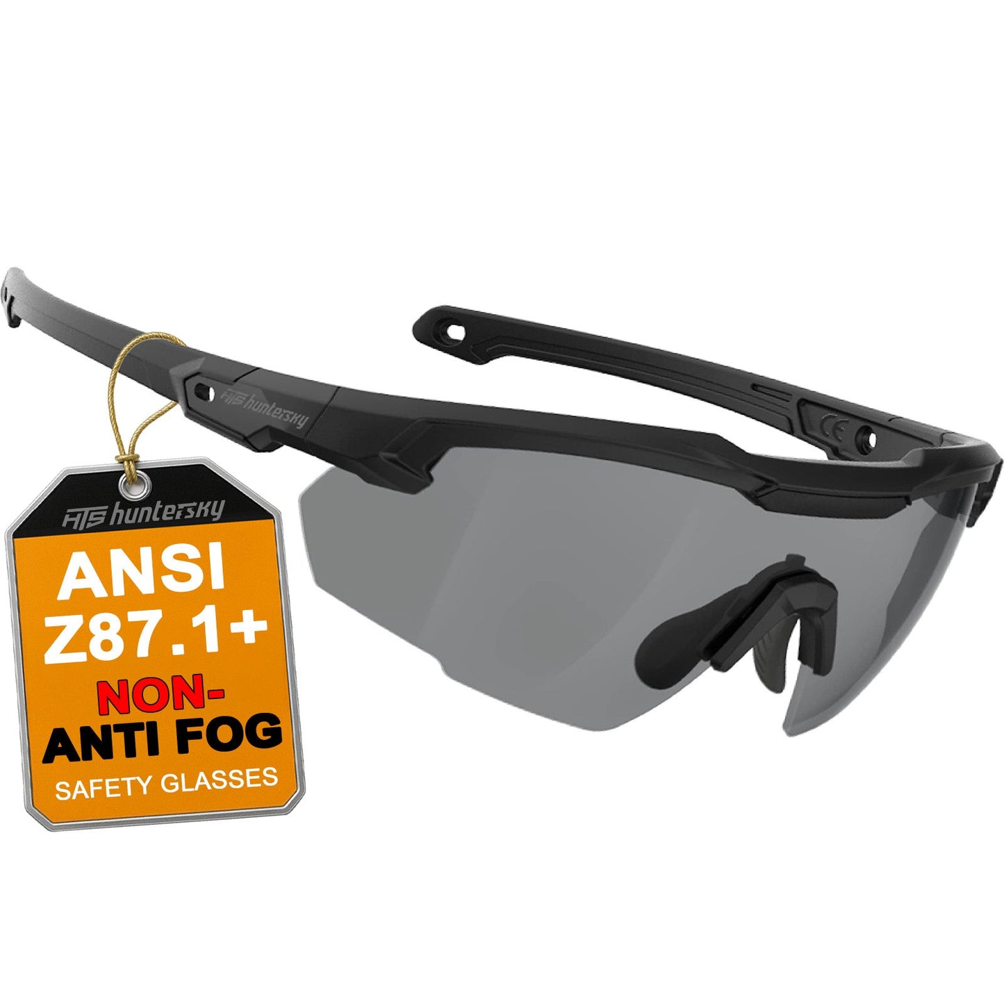 HTS HUNTERSKY S57 Ballistic Tactical Shooting Glasses ANSI Z87+ UV400 Protective Eyewear