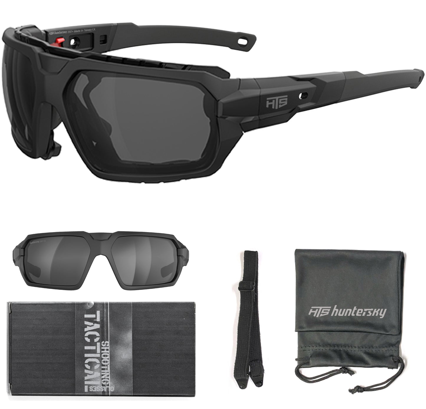 HTS HUNTERSKY Q37 Protective Powersports Motorcycle Anti Fog Riding Goggles Eyewear Padded Sunglasses Windproof