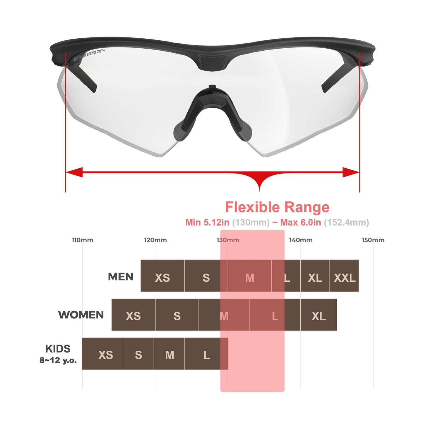 HTS HUNTERSKY S53 anti fog Tactical Shooting Range Safety Glasses Ballistic eye protection Hunting Airsoft Riding Pickleball