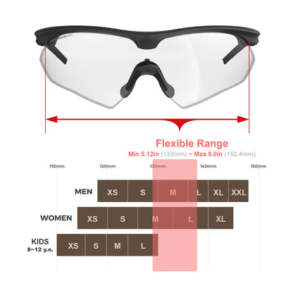 HTS HUNTERSKY S53 anti fog Tactical Shooting Range Safety Glasses Ballistic eye protection Hunting Airsoft Riding Pickleball