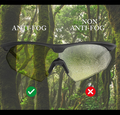 HTS HUNTERSKY S53 anti fog Tactical Shooting Range Safety Glasses Ballistic eye protection Hunting Airsoft Riding Pickleball