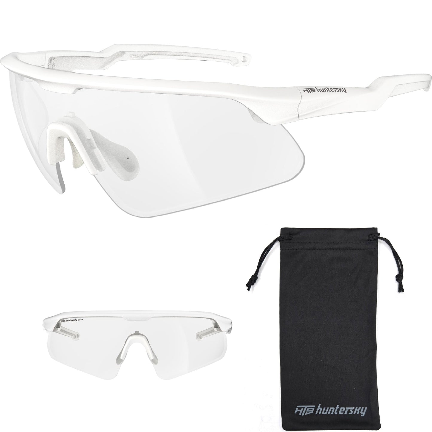HTS HUNTERSKY S54 Eye Protection Anti Fog Sport Safety Glasses for Women Men Running Cycling Riding Pickleball Range