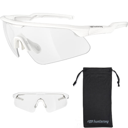HTS HUNTERSKY S54 Eye Protection Anti Fog Sport Safety Glasses for Women Men Running Cycling Riding Pickleball Range
