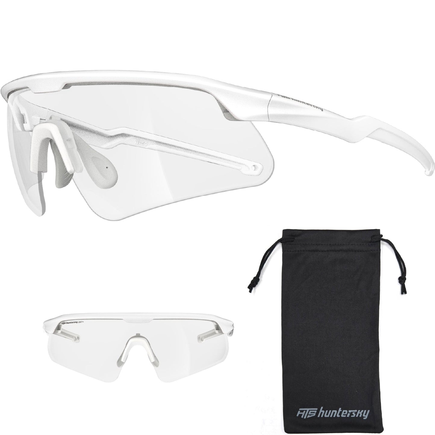 HTS HUNTERSKY S54 Eye Protection Anti Fog Sport Safety Glasses for Women Men Running Cycling Riding Pickleball Range