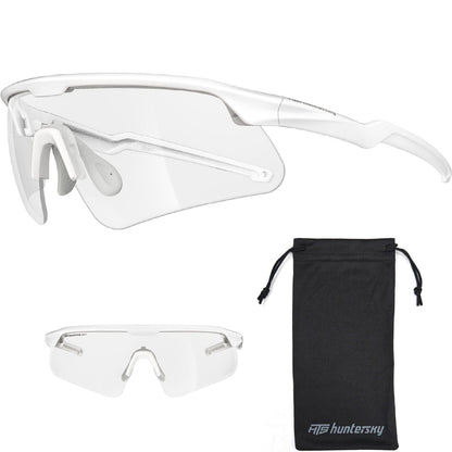 HTS HUNTERSKY S54 Eye Protection Anti Fog Sport Safety Glasses for Women Men Running Cycling Riding Pickleball Range