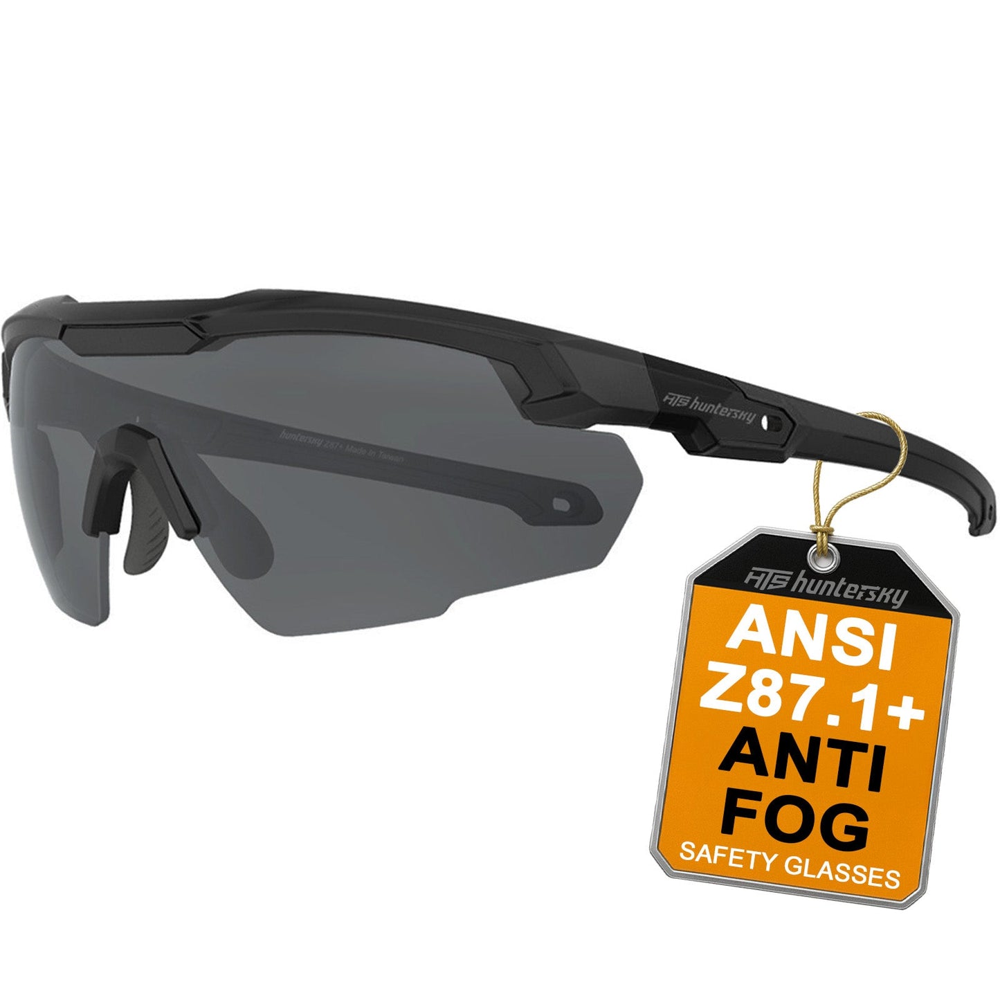 HTS HUNTERSKY S57 Ballistic Tactical Shooting Glasses ANSI Z87+ UV400 Protective Eyewear