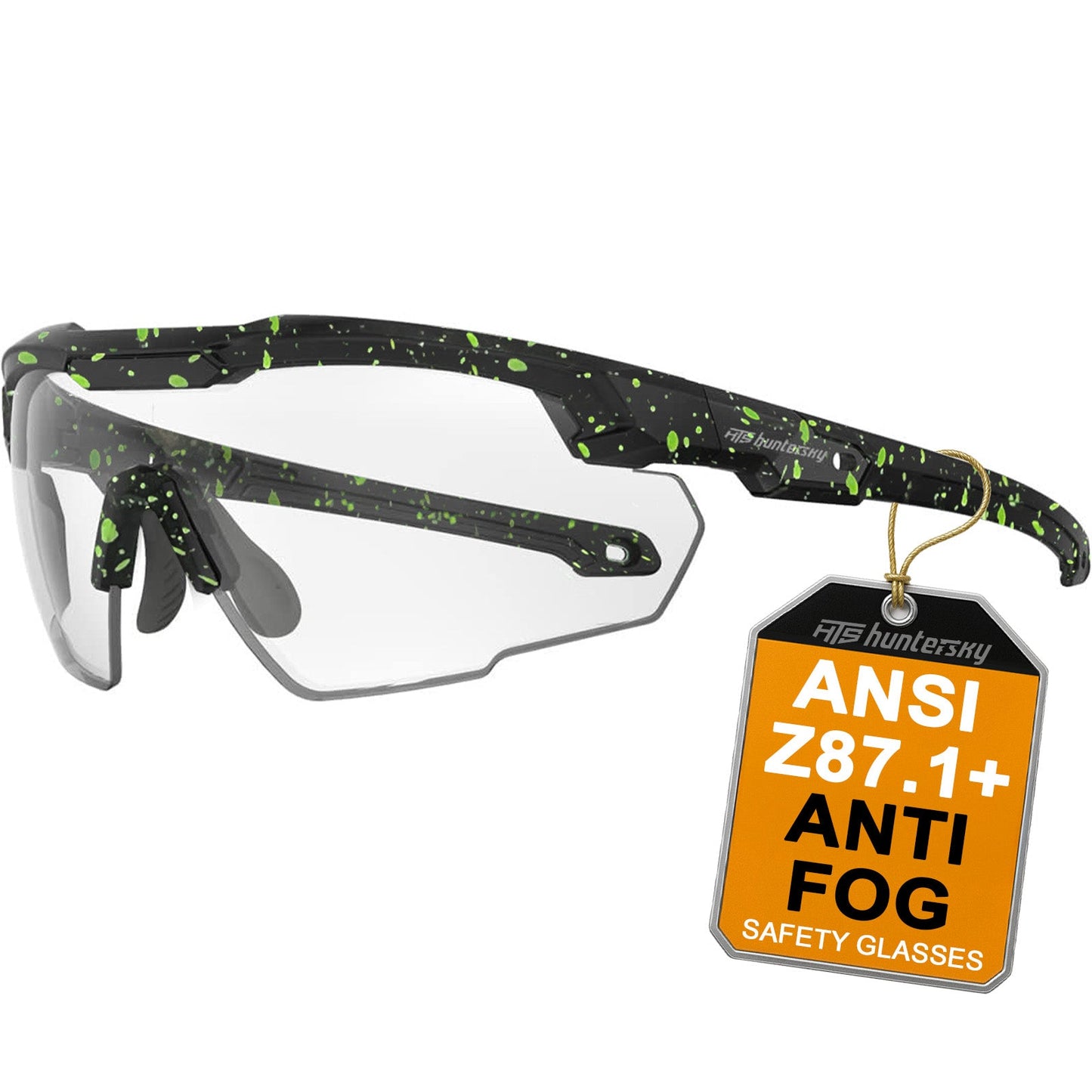 HTS HUNTERSKY S57 Ballistic Tactical Shooting Glasses ANSI Z87+ UV400 Protective Eyewear