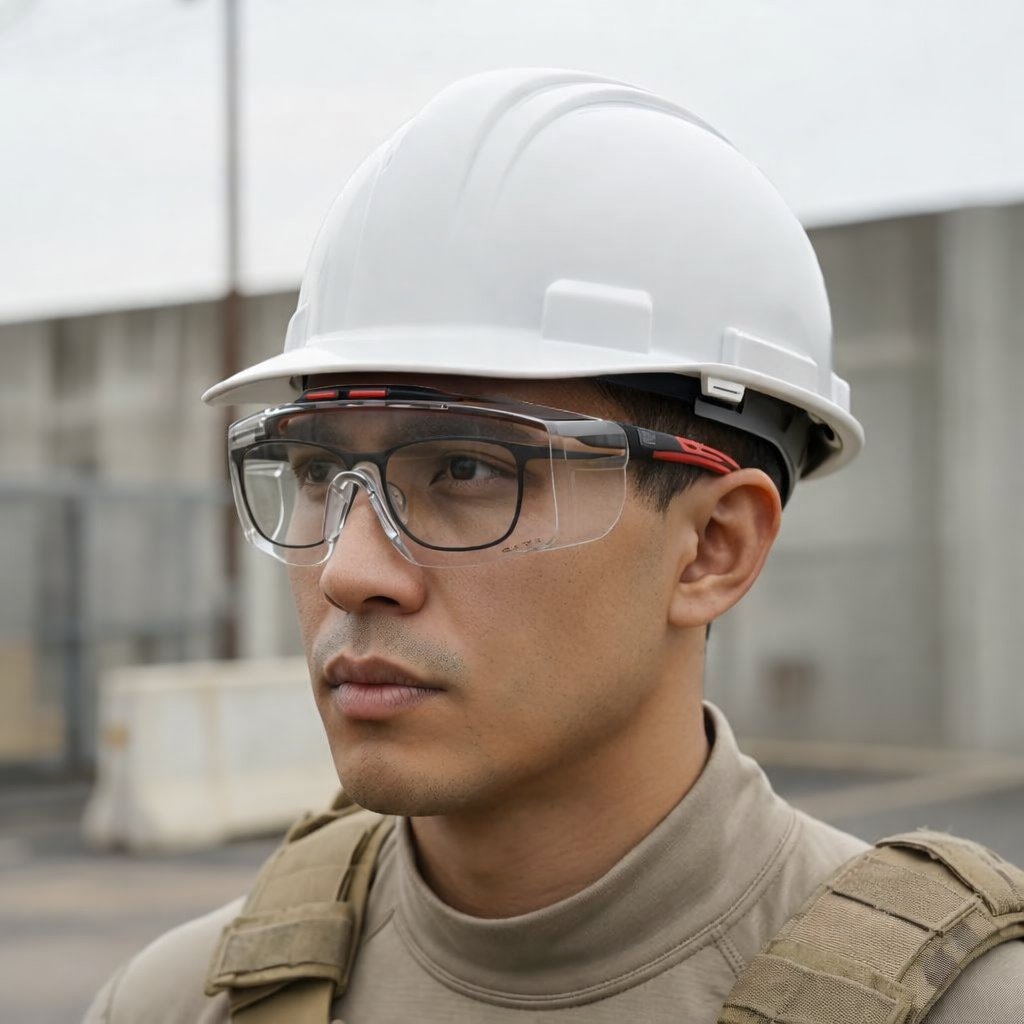 HTS HUNTERSKY 3906 ANSI Z87.1+ Anti Fog Lab Safety Glasses Fit Over Eyeglasses Up to 1.88 inch 100% UV Protective OTG Goggles