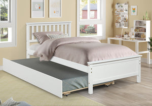 T0202W | Twin Sleigh Bed with Trundle