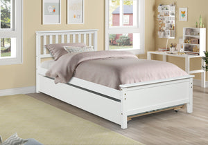 T0202W | Twin Sleigh Bed with Trundle