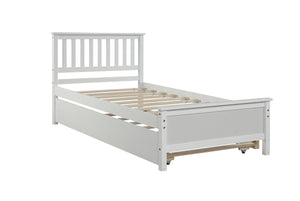 T0202W | Twin Sleigh Bed with Trundle