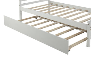 T0202W | Twin Sleigh Bed with Trundle